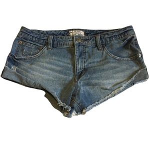 Free People Denim Jean Shorts Size 25